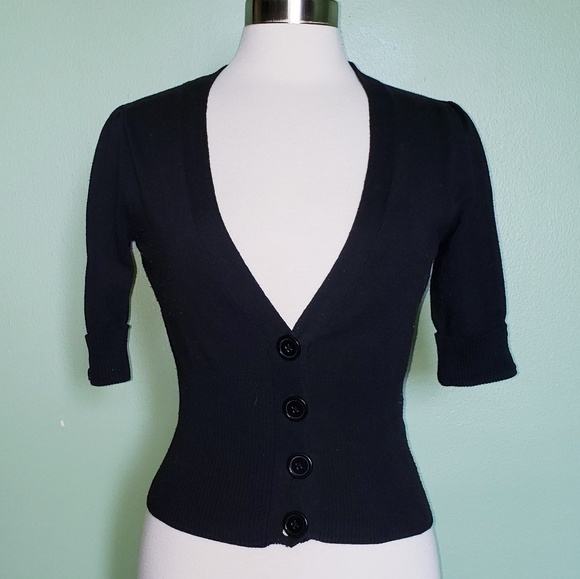 Takeout Sweaters - Take Out Black Cardigan